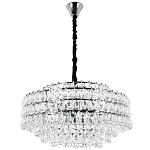 Люстра с хрустальными подвесками в виде капель Antoine Crystal Drops Chrome Chandelier 16 варинант исполнения - 2 | Loft Concept в Санкт-петербурге