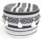 Пуф  Black and White Ornament варинант исполнения - 1 | Loft Concept в Санкт-петербурге