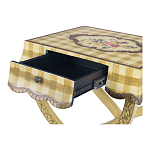 Приставной столик с ящиком в стиле ретро Vintage Rustic Tablecloth варинант исполнения - 3 | Loft Concept в Санкт-петербурге