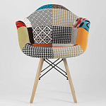 Стул с обивкой в стиле Patchwork варинант исполнения - 2 | Loft Concept в Санкт-петербурге