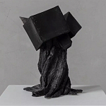 Скульптура «Окаменелый рост», Черный объект варинант исполнения - 1 | Loft Concept в Санкт-петербурге