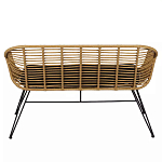 Кушетка плетеная из ротанга Wicker Сouch варинант исполнения - 2 | Loft Concept в Санкт-петербурге