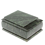 Шкатулка с зеркалом из натурального камня змеевик Stone Casket варинант исполнения - 5 | Loft Concept в Санкт-петербурге