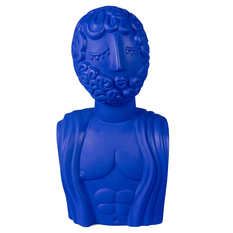 Скульптура Seletti Bust Man Blue Синий в Санкт-петербурге | Loft Concept 