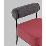 Кресло Ponpoun тёмно-серый бордо варинант исполнения - 2 | Loft Concept в Санкт-петербурге