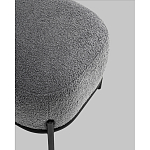 Пуф Стоун букле Fluffy темно-серый варинант исполнения - 3 | Loft Concept в Санкт-петербурге