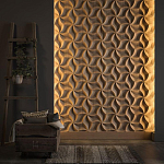 Гипсовая 3D панель с принтографией PM-46 варинант исполнения - 2 | Loft Concept в Санкт-петербурге