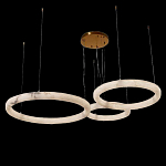 Люстра с 3-мя кольцами из натурального камня Minerals of Light варинант исполнения - 2 | Loft Concept в Санкт-петербурге