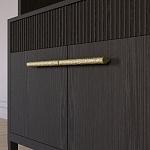 Стеллаж Primo с ящиками Темный орех варинант исполнения - 5 | Loft Concept в Санкт-петербурге