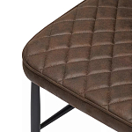 Стул с темно-коричневой обивкой из экокожи Benderson варинант исполнения - 6 | Loft Concept в Санкт-петербурге