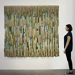 Художественный панно макраме Wall decor Voice the Forest варинант исполнения - 1 | Loft Concept в Санкт-петербурге