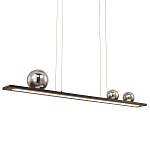 Светодиодная линейная люстра IONA Сhandelier black 103 варинант исполнения - 1 | Loft Concept в Санкт-петербурге