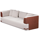 Трехместный диван Richmond с кожаной отделкой варинант исполнения - 2 | Loft Concept в Санкт-петербурге