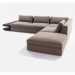 4-х местный Угловой модульный диван Zartаrn с приставным деревянным столиком варинант исполнения - 3 | Loft Concept в Санкт-петербурге