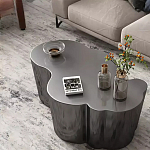 Дизайнерский журнальный стол зеркальный волнистой формы Gytep варинант исполнения - 3 | Loft Concept в Санкт-петербурге