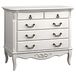 Комод белый из массива бука в стиле прованс White Provence варинант исполнения - 3 | Loft Concept в Санкт-петербурге