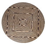 Столик журнальный круглый с полосатым узором Zebroids варинант исполнения - 7 | Loft Concept в Санкт-петербурге