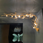 Потолочный светильник с настенным креплением в виде дерева Escape of Light варинант исполнения - 1 | Loft Concept в Санкт-петербурге