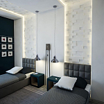 Гипсовая 3D Панель M-109 варинант исполнения - 2 | Loft Concept в Санкт-петербурге