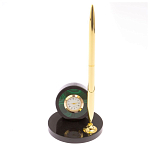 Часы настольные с ручкой из натурального камня Stone Clock варинант исполнения - 8 | Loft Concept в Санкт-петербурге