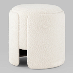 Дизайнерский Пуф Букле Poof Alice White Boucle  варинант исполнения - 3 | Loft Concept в Санкт-петербурге