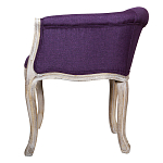 Кресло низкое в стиле прованс Louis French Armchair purple flax варинант исполнения - 2 | Loft Concept в Санкт-петербурге