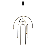 Люстра подвесная с дугообразными изогнутыми элементами Luke Lampco Tracer Lamp варинант исполнения - 5 | Loft Concept в Санкт-петербурге