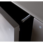 Комод со стеклянной столешницей и с выдвижными ящиками Minimalist Accent варинант исполнения - 4 | Loft Concept в Санкт-петербурге