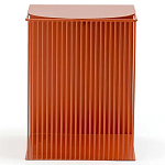 Оранжевый приставной стол из металла Lattice варинант исполнения - 2 | Loft Concept в Санкт-петербурге