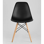 Пластиковый стул на ножках из массива бука Eames Black варинант исполнения - 4 | Loft Concept в Санкт-петербурге