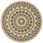 Ковер круглый из комбинированного состава Fantasy варинант исполнения - 1 | Loft Concept в Санкт-петербурге