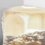 Встраиваемый в стену гипсовый светильник под покраску в античном стиле Antiquity Athena варинант исполнения - 11 | Loft Concept в Санкт-петербурге