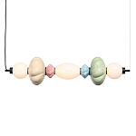 Подвесной светильник линейный с керамическими элементами 24W LED Fragrant Light варинант исполнения - 2 | Loft Concept в Санкт-петербурге