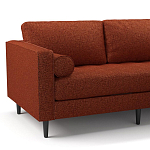 Мебельная ткань Шенилл терракотовый цвет 138 см T4-44 варинант исполнения - 1 | Loft Concept в Санкт-петербурге