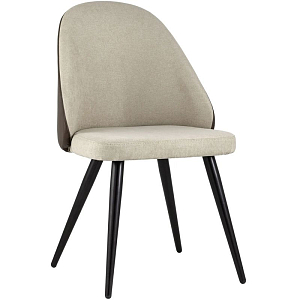 Стул Miruna Fabric and Leather Chair