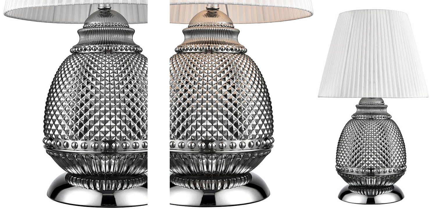 Настольная лампа Gloria Chrome Table Lamp Настольная лампа Gloria Chrome Table Lamp - Loft-Concept в Санкт-петербурге