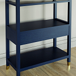 Стеллаж Elsa Dreams Blue со стеклянными полками и ящиком варинант исполнения - 6 | Loft Concept в Санкт-петербурге