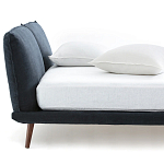 Двуспальная кровать с мягким изголовьем Daniel Bed варинант исполнения - 2 | Loft Concept в Санкт-петербурге