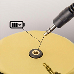 Настольная лампа фигурная золотого цвета с гладким абажуром Высота 17 см Sophia варинант исполнения - 8 | Loft Concept в Санкт-петербурге