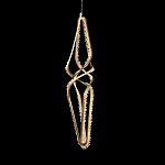 Подвесной светильник с декоративными элементами в виде кристаллов Smooth Shine варинант исполнения - 2 | Loft Concept в Санкт-петербурге