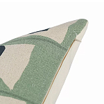 Подушка декоративная зеленого цвета с геометрическим рисунком Divine Abstractions варинант исполнения - 3 | Loft Concept в Санкт-петербурге