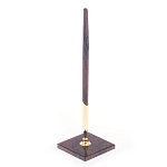 Ручка шариковая на подставке из натурального камня Обсидиан Stone Pens варинант исполнения - 2 | Loft Concept в Санкт-петербурге