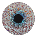 Бра круглое стеклянное с морозным эффектом Heterochromia варинант исполнения - 2 | Loft Concept в Санкт-петербурге