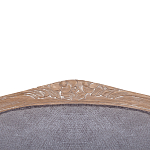 Кресло Ava Classical Armchair brown and grey velour варинант исполнения - 5 | Loft Concept в Санкт-петербурге