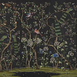 Обои ручная роспись St Laurent Casino metallic silk варинант исполнения - 2 | Loft Concept в Санкт-петербурге