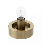 Настольный светильник с плафоном из затемненного стекла с рельефным узором Glass lampshade with Relief Pattern варинант исполнения - 2 | Loft Concept в Санкт-петербурге