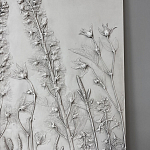 Панно Дельфиниум варинант исполнения - 3 | Loft Concept в Санкт-петербурге