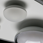 Потолочный светильник овальной формы белого цвета с 4-мя лампами Lunar Pebbles варинант исполнения - 11 | Loft Concept в Санкт-петербурге