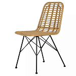 Стул с ротанговым плетением Wicker Stool без подлокотников варинант исполнения - 4 | Loft Concept в Санкт-петербурге