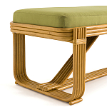 Скамья из ротанга с подушкой Mattia Rattan Bench варинант исполнения - 3 | Loft Concept в Санкт-петербурге